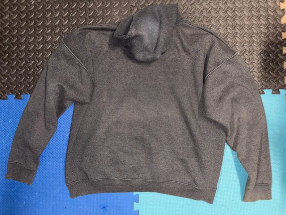 Vintage 90s Alien workshop basic gray hoodie XXL … - image 7