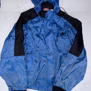 Vintage Marlboro unlimited jacket blue nylon size XL mens