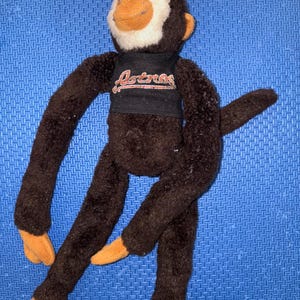 vintage Astros baseball rally monkey