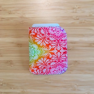 Estuche para pastillas anticonceptivas, funda para pastillas, estuche para pastillas - Mandala arcoíris