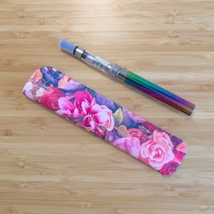 VAPE HOLDER, Vape Case, Vape Pen Case, eCig Holder, eCig Case, Vape Pouch Vintage Flowers image 1