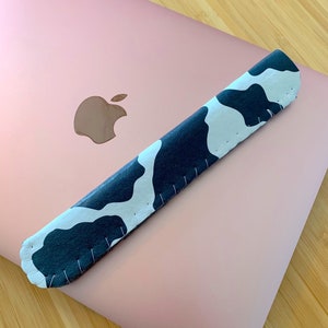 Cow Print Apple Pencil Case: Durable Felt iPad Pencil Sleeve