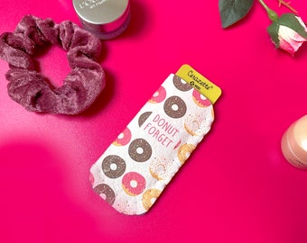 Funny Mini Pill Birth Control Case, Donut Forget Birth Control Pill Sleeve, Cerazette Mini Pill Case, Mini Pill Case - Size Small 5cm x 11cm