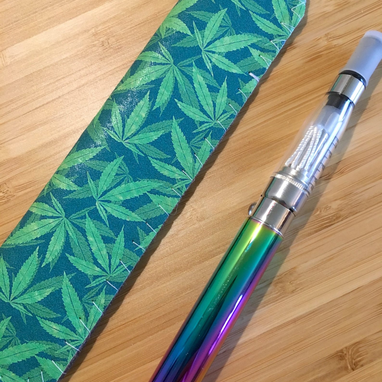 Green Weed VAPE PEN HOLDER ECig Holder ECig Case Vape Pen Etsy 日本