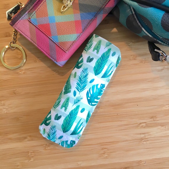 TAMPON CASE, Tampon Holder, Tampon Pouch, Tampon Bag, Tampon Sleeve Green  Leaves -  Norway