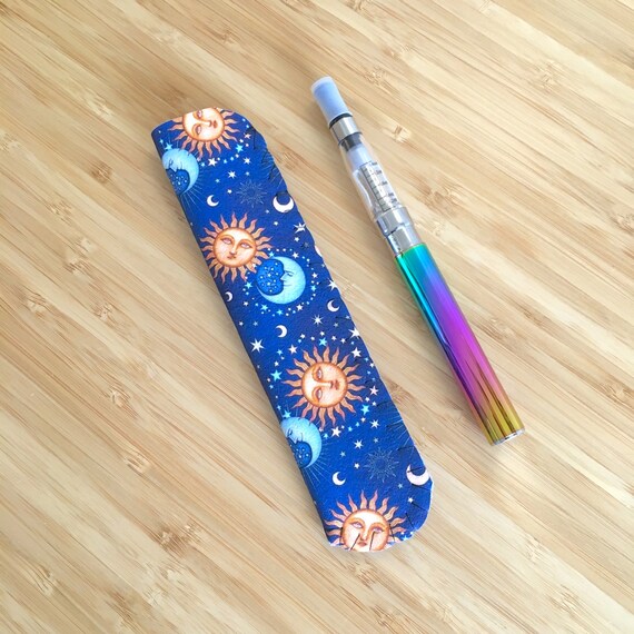 Celestial Sun and Moon VAPE PEN CASE, Vape Pen Holder With Keyring or  Lanyard Holder