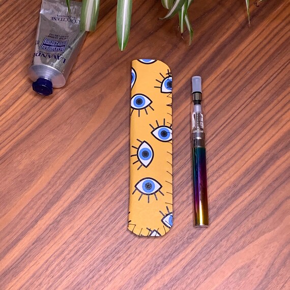 Yellow Evil Eye VAPE Pen Holder, Vape Pen Case, Vape Holder, Vape Pouch  With Keyring - Etsy