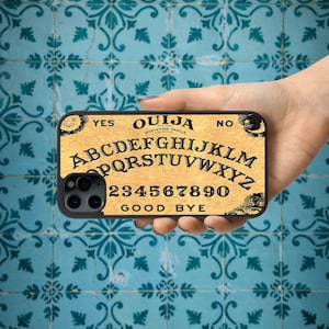 Ouija Board iPhone Case for iPhone 11, 12, 13, 14, 15, Pro, Pro Max, Plus, Mini, Witchcraft Gift, Gift for Witches, Spiritual Gift