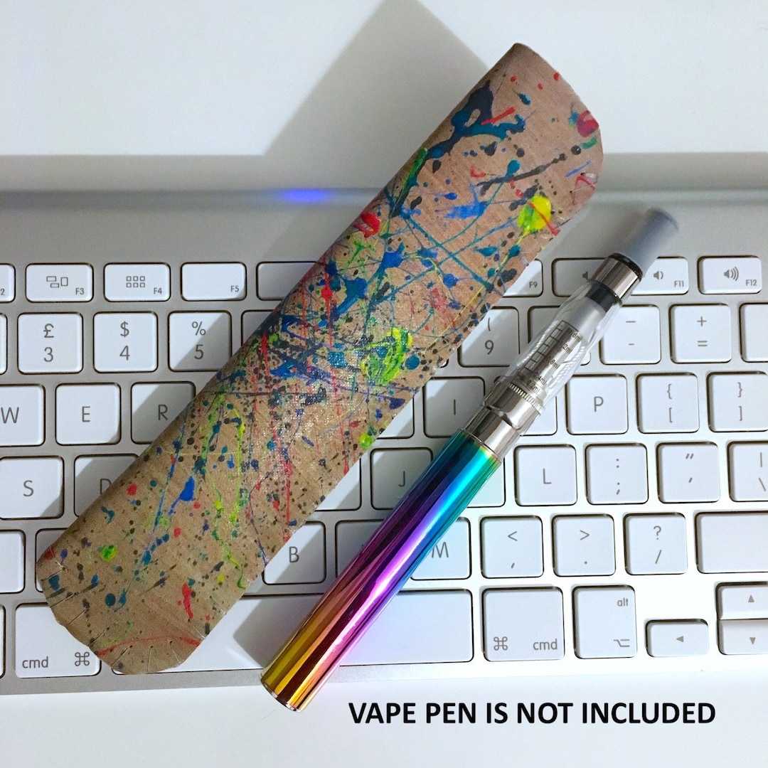 Vape Pen Case of Splattered Paint Vape Holder Vape Sleeve Etsy