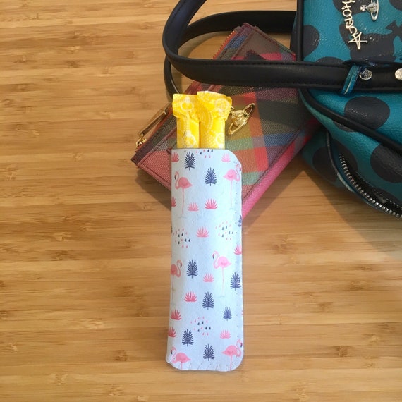 Flamingo Tampon Holder, Tampon Case, Tampon Bag, Discreet Tampon Pouch,  Privacy Pouch Ideal for Girls in College, School, Work. 