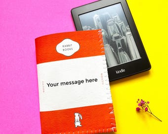 Personalisierte Kindle Paperwhite Hülle: Handgefertigte Ereader Hülle