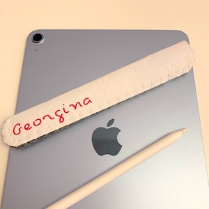 Personalised iPad Pencil Case, Apple Pencil 2 Case, iPad Pencil Sleeve, Apple Pencil Holder, Apple Pencil Sleeve, Apple Pencil Cover UK