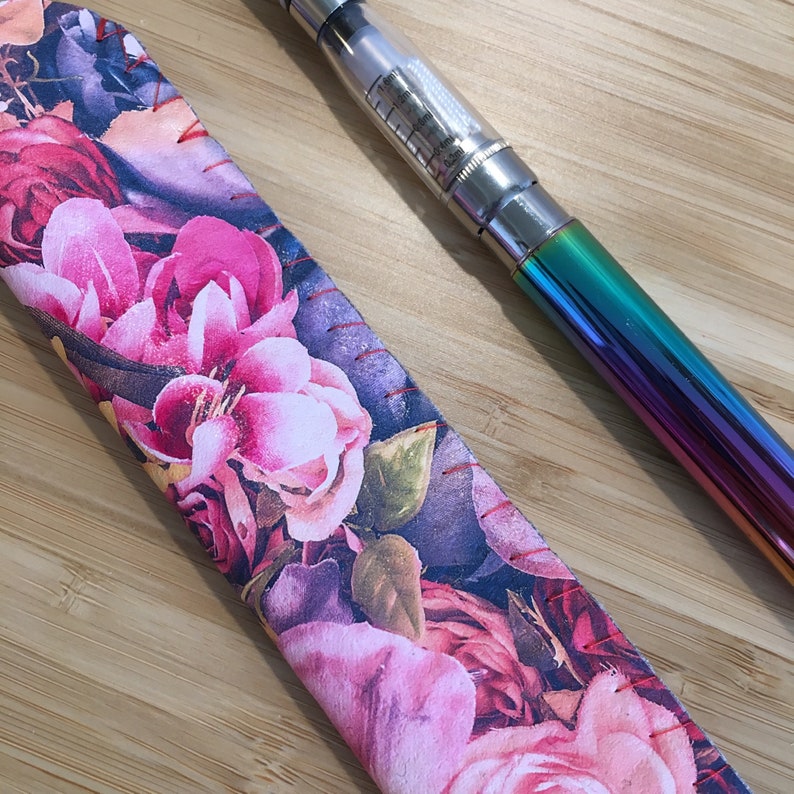 VAPE HOLDER, Vape Case, Vape Pen Case, eCig Holder, eCig Case, Vape Pouch Vintage Flowers image 3