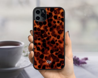 Personalised Tortoise Shell iPhone Case, Gift For Her