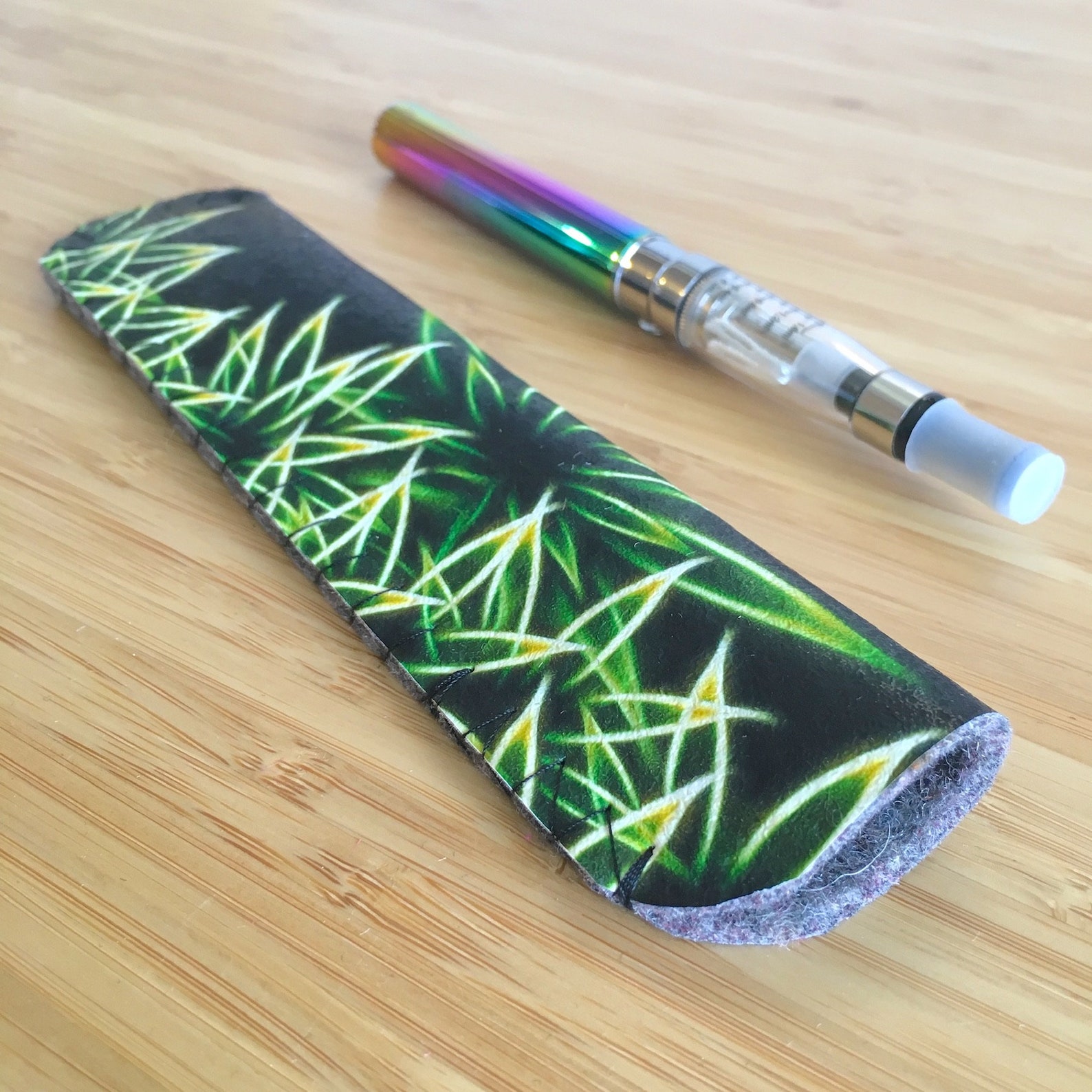 Cannabis Weed Leaf VAPE Pen Case Vape Pen Holder Vape Etsy