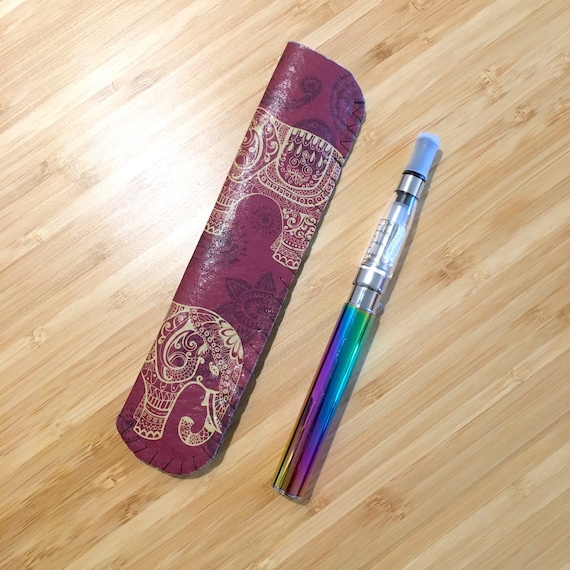 cigarette pen holder Indian Gold Elephants VAPE PEN HOLDER, Vape Pen Case, Vape Holder, Vape  Pouch With Keyring or Lanyard