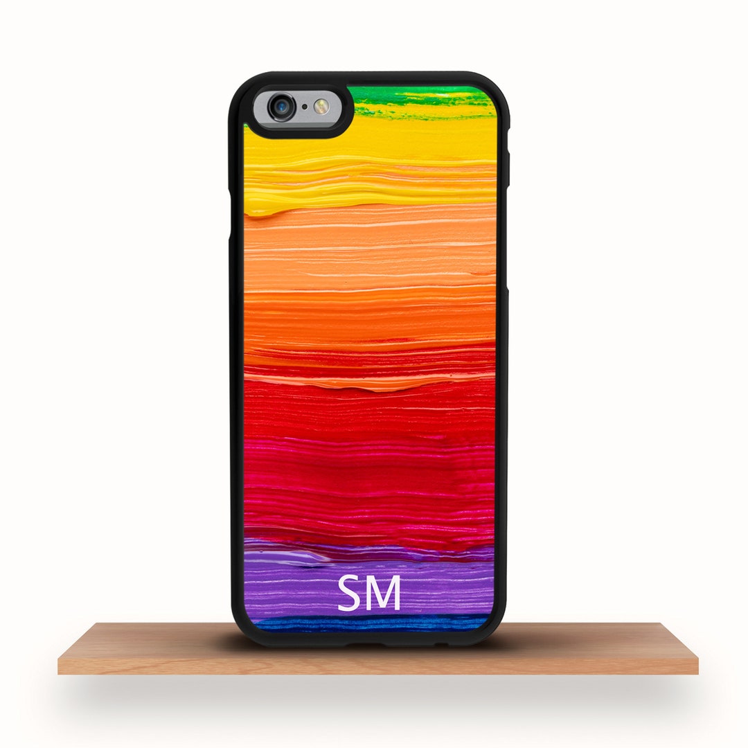 Rainbow Paint iPhone 13 Case / Rainbow iPhone 14 Case / Etsy