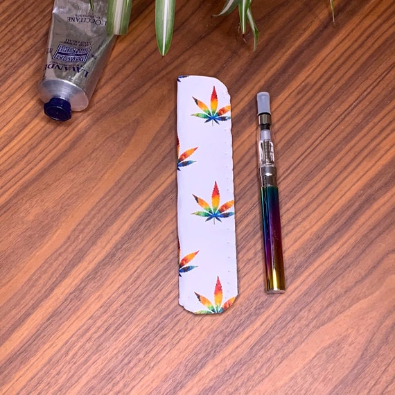 Rainbow Marijuana Leaf VAPE Holder Case- Cannabis Weed Leaf Vape Case With  Keychain Attachment for Lanyard - Etsy