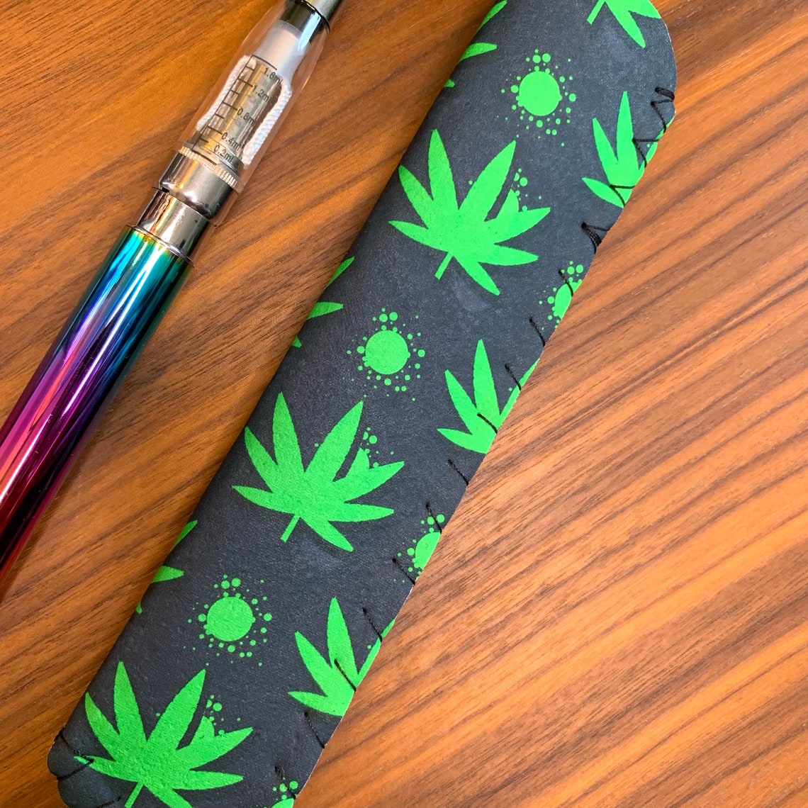 Green Marijuana Weed VAPE Pen Holder Vape Pen Case Vape Etsy Australia