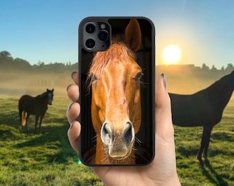 Brown Horse iPhone Case: Equestrian Lover Gift