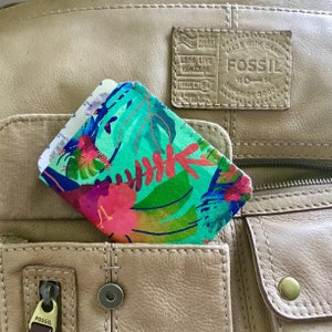 Floral Felt Birth Control Pill Case - Handmade in England