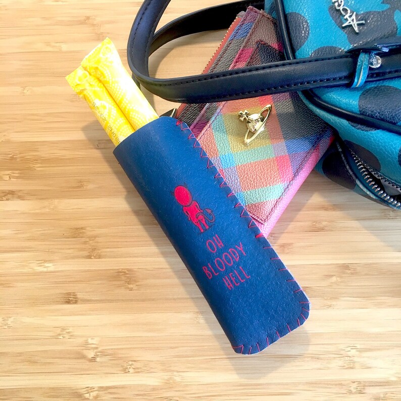 Tampon Case Funny Tampon Holder Discreet Tampon Pouch ideal Etsy
