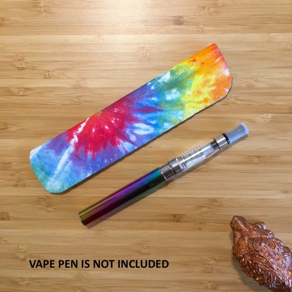 Rainbow Tye Dye VAPE PEN HOLDER, E-cig Holder, E-cig Case, Vape