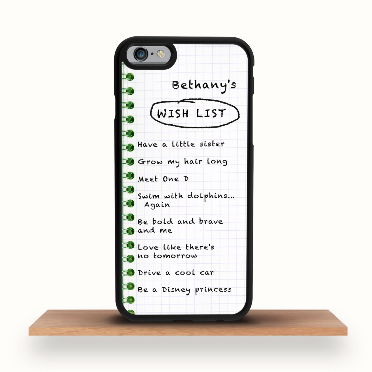 Wish List Iphone X Case Iphone 12 Case Personalised Iphone Etsy Denmark