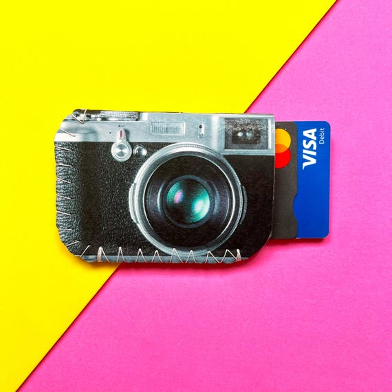 oyster card sleeve Oyster Card Holder, Retro Camera Card Holder, Card Case, Card Sleeve, Travel Pass Holder