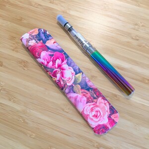 VAPE HOLDER, Vape Case, Vape Pen Case, eCig Holder, eCig Case, Vape Pouch Vintage Flowers image 2