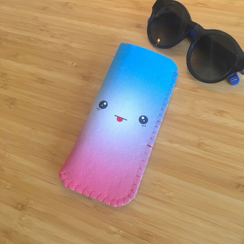 Cute Kawaii Glasses Case for Sunglasses and Reading Glasses Etsy
