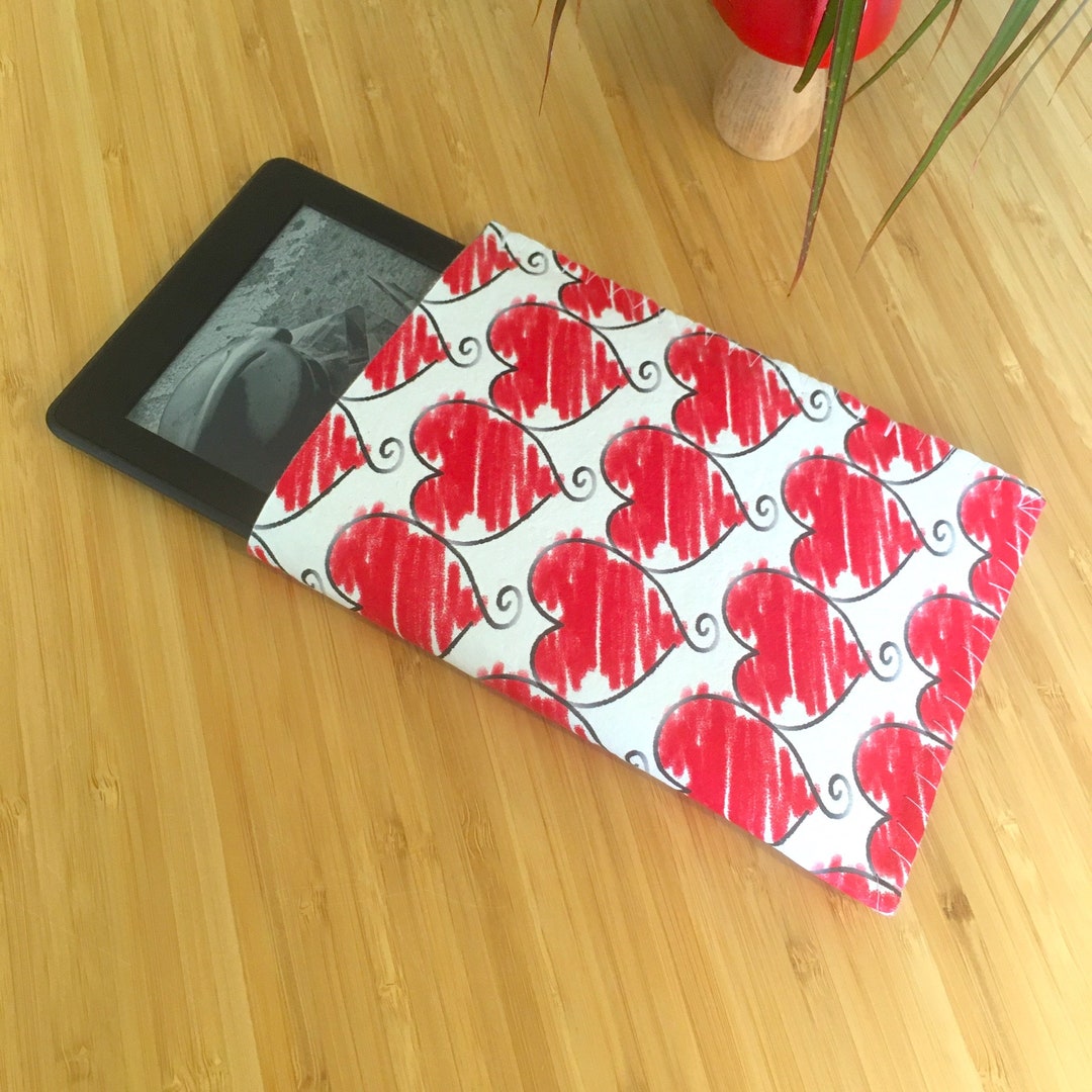 Kindle Paperwhite Case Kindle Paperwhite Cover Red Love Etsy