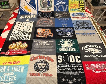Custom T-Shirt Quilt: Cherished Memories into Cozy Blanket