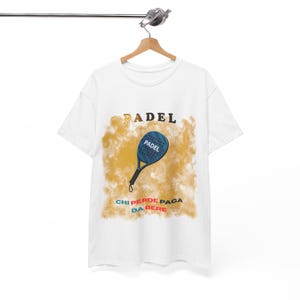 Personalized Padel T-Shirt, Padel Tennis T-Shirt, Funny Design, Sportswear, Padel, Gift for Padel Players paddle Funny Paddle Tennis Saying