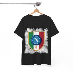 Napoli Football Team T-Shirt, Gift Clothing for Football Fans, Napoli, Serie A Scudetto Fans, Napoli Scudetto Serie A T-Shirt, Football