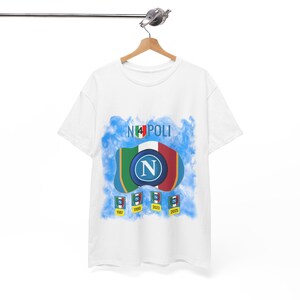 Napoli Football Team T-Shirt, Gift Clothing for Football Fans, Napoli, Serie A Scudetto Fans, Napoli Scudetto Serie A T-Shirt, Football