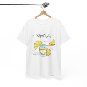 Tequila and Sunshine T-Shirt, Tequila Gift T-Shirt, Funny Summer Alcohol T-Shirt, Humorous , Funny Summer T-Shirt, Drinking Gift alcol retrò