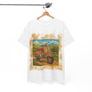 Sicily Sunset Tee - Unisex  Cotton Shirt, Relaxed Fit, Motivational Quote, Perfect for Travel Lovers, Gifts for Her/Him Sicily gift,sicily