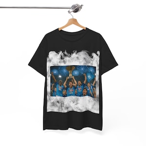 Napoli Football Team T-Shirt, Gift Clothing for Football Fans, Napoli, Serie A Scudetto Fans, Napoli Scudetto Serie A T-Shirt, Football