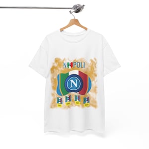 Napoli Football Team T-Shirt, Gift Clothing for Football Fans, Napoli, Serie A Scudetto Fans, Napoli Scudetto Serie A T-Shirt, Football