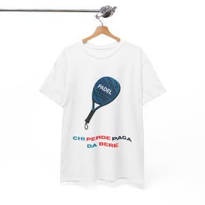 Personalized Padel T-Shirt, Padel Tennis T-Shirt, Funny Design, Sportswear, Padel, Gift for Padel Players paddle Funny Paddle Tennis Saying