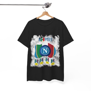 Napoli Football Team T-Shirt, Gift Clothing for Football Fans, Napoli, Serie A Scudetto Fans, Napoli Scudetto Serie A T-Shirt, Football