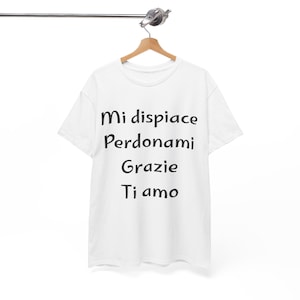 T-Shirt, Ho'oponopono Mantra T-Shirt, "I'm Sorry, Forgive Me, Thank You, I Love You" Mantra T-Shirt, Ho'oponopono, Unisex T-Shirt, oponopono