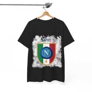 Napoli Football Team T-Shirt, Gift Clothing for Football Fans, Napoli, Serie A Scudetto Fans, Napoli Scudetto Serie A T-Shirt, Football