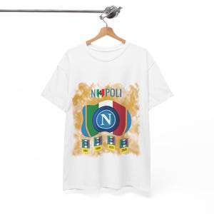 Napoli Football Team T-Shirt, Gift Clothing for Football Fans, Napoli, Serie A Scudetto Fans, Napoli Scudetto Serie A T-Shirt, Football