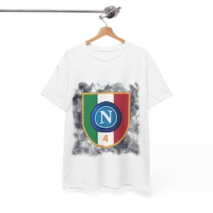 Napoli Football Team T-Shirt, Gift Clothing for Football Fans, Napoli, Serie A Scudetto Fans, Napoli Scudetto Serie A T-Shirt, Football