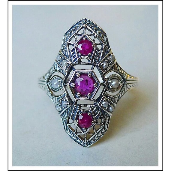 Amazing 7 carat Amethyst /& Sterling Silver Antique Style Ring Victorian Edwardian Art Nouveau Art Deco February Birthstone Boheme Vintage