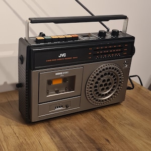 jvc bluetooth radio cassette with battery
