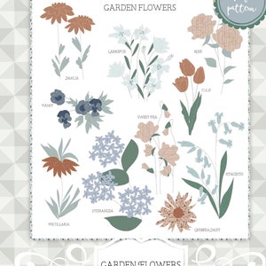 Instant Download: Garden Flowers