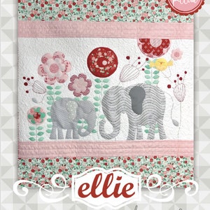 Ensemble de couches Annie's Holiday Quilters Club Ellie Elephant On-The
